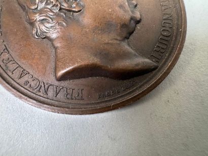 Lot of 7 bronze medals.
19th century.
D....