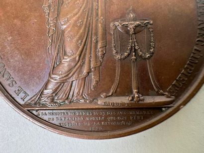Lot of 4 bronze medals.
19th century.
D....