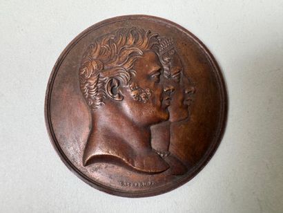 Lot of 6 bronze medals.
19th century.
D....