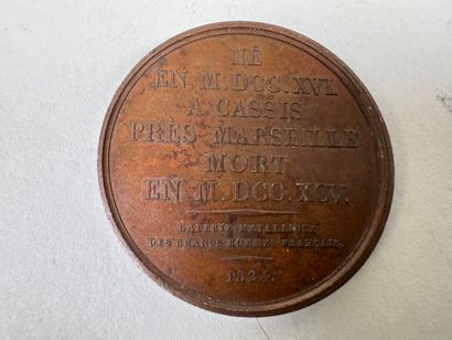 Lot of 7 bronze medals.
19th century.
D....