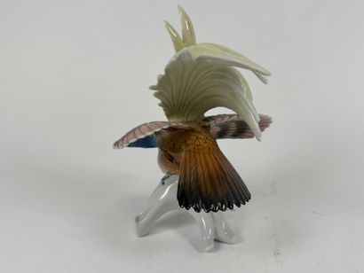 Polychrome porcelain subject decorated with...