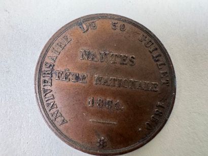 Lot of 8 bronze medals.
19th century.
D....
