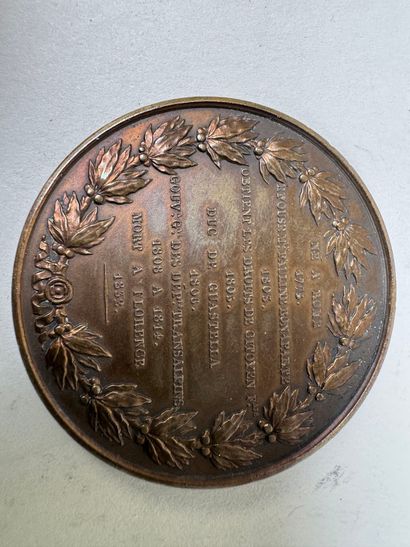 Lot of 6 bronze medals.
19th century.
D....