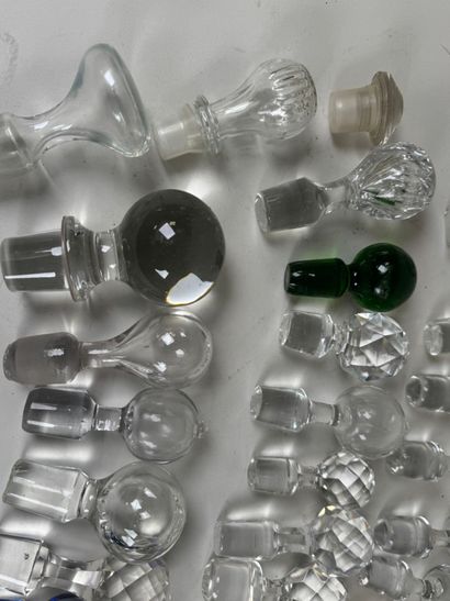 Important collection of glass and cast crystal...