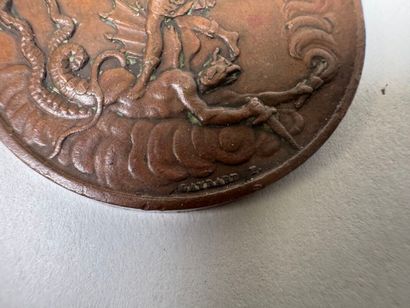 Lot of 8 bronze medals.
19th century.
D....