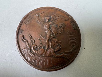 Lot of 8 bronze medals.
19th century.
D....