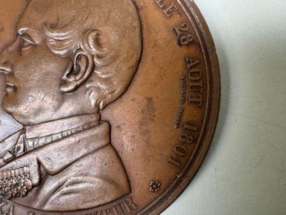 Lot of 5 bronze medals.
19th century.
D....