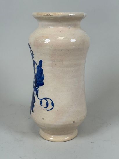 TALAVERA, Spain. 
Glazed earthenware Albarello...