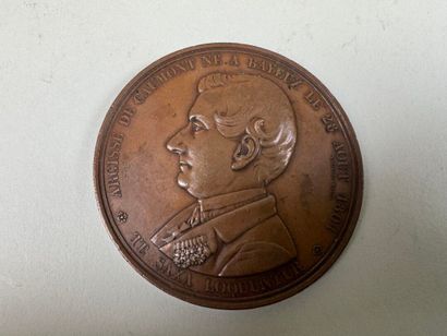 Lot of 5 bronze medals.
19th century.
D....