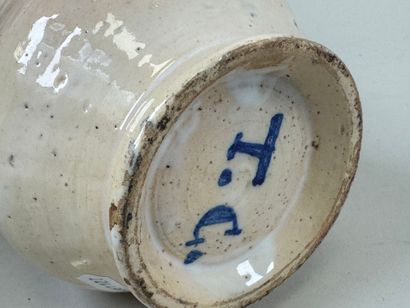 TALAVERA, Spain. 
Glazed earthenware Albarello...
