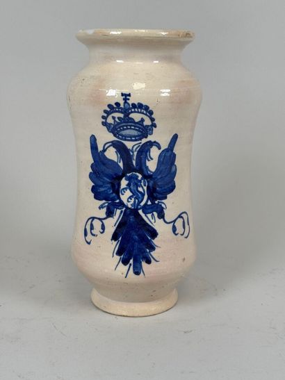 TALAVERA, Spain. 
Glazed earthenware Albarello...