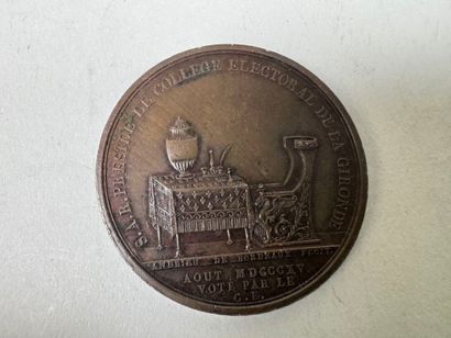 Lot of 7 bronze medals.
19th century.
D....