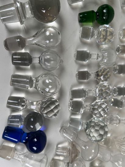 Important collection of glass and cast crystal...