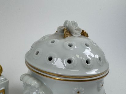 RAYNAUD & Cie in Limoges. 
White and gold...
