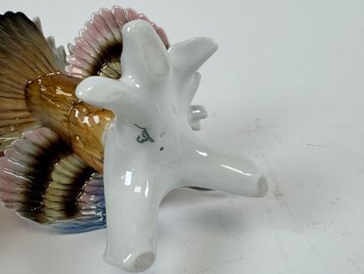 Polychrome porcelain subject decorated with...