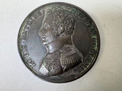 Lot of 7 bronze medals.
19th century.
D....