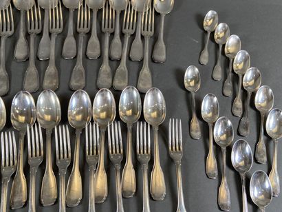 Partie de ménagère en argent 950/100, poinçon...