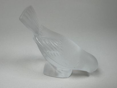 LALIQUE.
Oiseau.
Sujet en verre moulé, pressé...