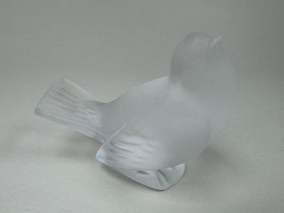LALIQUE.
Oiseau.
Sujet en verre moulé, pressé...