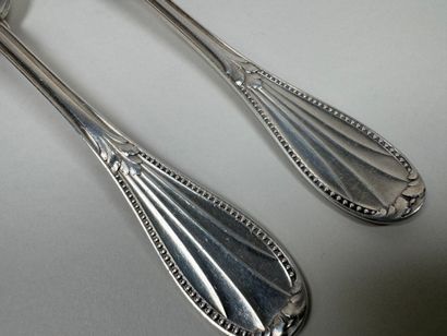 Couvert de baptême en argent 950/1000 modèle...