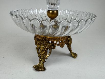 BACCARAT.
Centre de table composé d'une coupe...