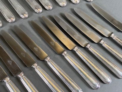 Partie de ménagère en argent 950/100, poinçon...