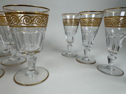 BACCARAT.
Modèle ELDORADO.
Partie de service...