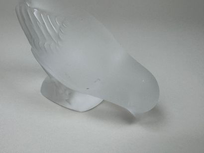 LALIQUE.
Oiseau.
Sujet en verre moulé, pressé...