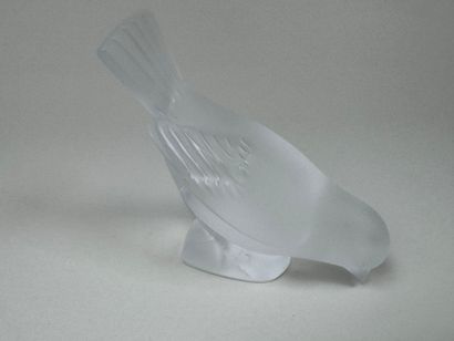 LALIQUE.
Oiseau.
Sujet en verre moulé, pressé...