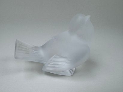 LALIQUE.
Oiseau.
Sujet en verre moulé, pressé...