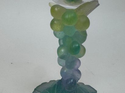 DAUM France.
Verre à buvant ballon en cristal...