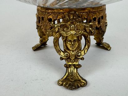 BACCARAT.
Centre de table composé d'une coupe...