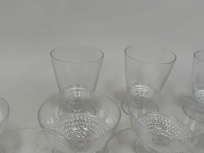 LALIQUE.
Modèle NIPPON.
Partie de service...