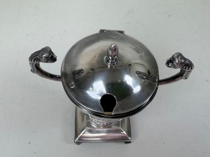 Moutardier en argent 950/1000, poinçon Minerve,...