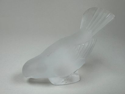 LALIQUE.
Oiseau.
Sujet en verre moulé, pressé...