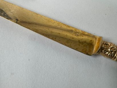 Partie de ménagère en vermeil 950/1000, poinçon...