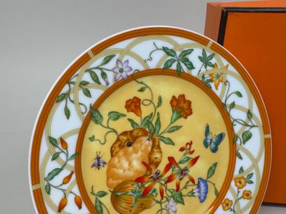 HERMES à Paris.
La siesta HERMES.
Paire d'assiettes...