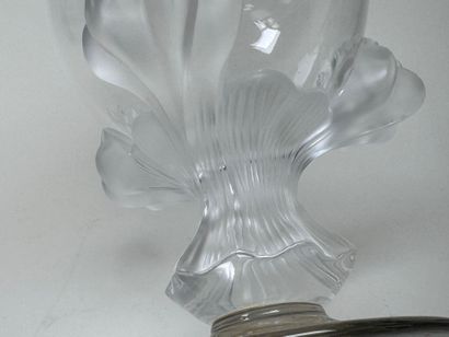 LALIQUE France.
Modèle BAGHEERA.
Coupe sur...