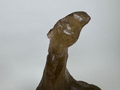 Maurice LEGENDRE pour DAUM France.
Cheval.
Importante...