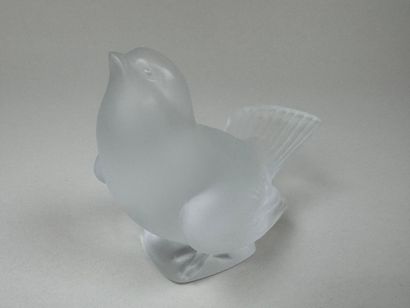 LALIQUE.
Oiseau.
Sujet en verre moulé, pressé...