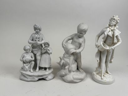 After FALCONNET. 
Angelot with amphora. 
Porcelain...
