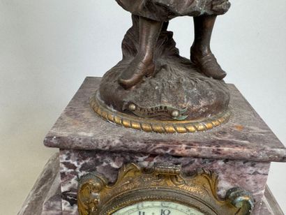 After CHAUVIN (19th-20th). 
La Fileuse. 
Marble...