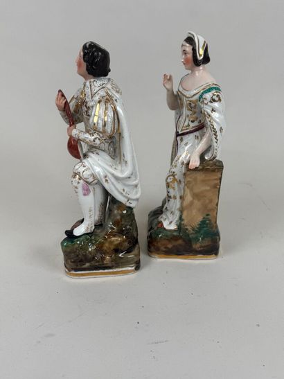 PORCELAINE DE PARIS. 
The Courtesans. 
Pair...