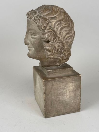Musée du Louvre.
Bust in patinated plaster.
26...