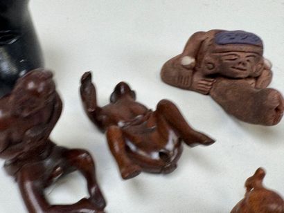 Lot of three erotic subjects featuring an...