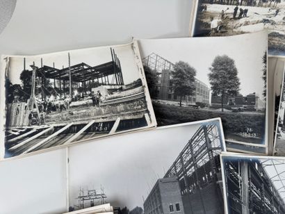Lot of photos of factory construction.
Early...