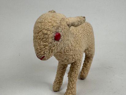 Antique plush featuring a lamb. 
Circa 1935....
