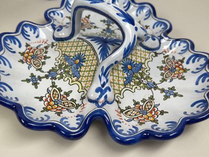 MONTAGNON in Nevers. 
Important glazed earthenware...