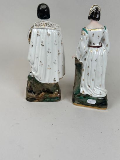 PORCELAINE DE PARIS. 
The Courtesans. 
Pair...