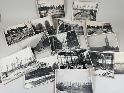 Lot of photos of factory construction.
Early...